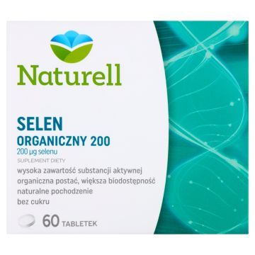 Naturell Selen Organiczny 200, tabletki, 60 szt.