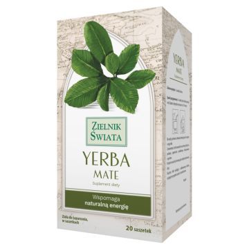Zielnik Świata Yerba mate, zioła do zaparzania w saszetkach, 20 szt.
