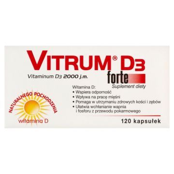 Vitrum D3 Forte, kapsułki, 120 szt. (Takeda)