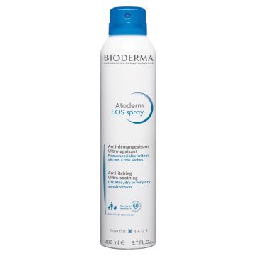Bioderma Atoderm SOS, spray, ultra lagodzacy,200 ml