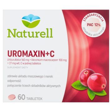 Naturell Uromaxin + C, tabletki, 60 szt.
