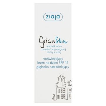 Ziaja GdanSkin, krem, rozswietlajacy, n/dzien, SPF15, 50 ml