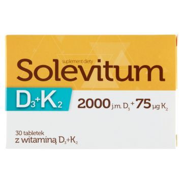 Solevitum D3+K2, tabl., 30 szt