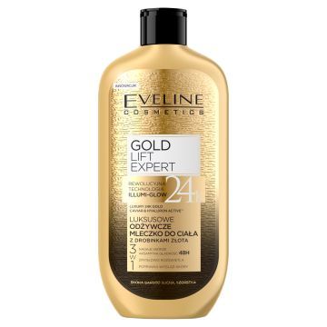 Eveline Luxury Expert 24K Gold, mlecz.,d/ciala,odzyw.,350 ml