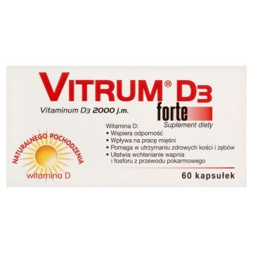 Vitrum D3 Forte, kapsułki, 60 szt.
