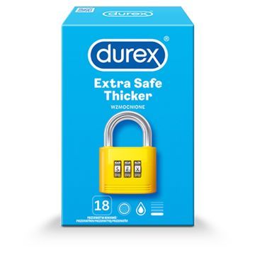 Durex Extra Safe, prezer, 18 szt