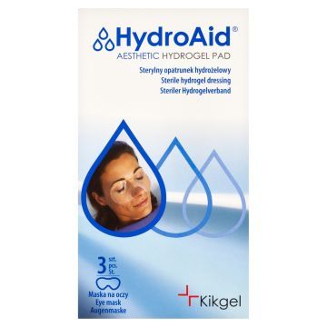 HydroAid Eye Mask, opatr.hydrozel.,maska na oczy, 3 szt