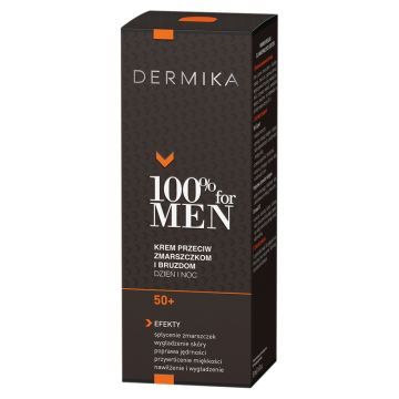 Dermika for Men 100% 50+,krem,p/zmarsz.,bruzdom, 50ml