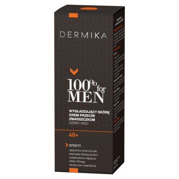 Dermika for Men 100% 40+,krem,p/zmarsz.,wygladz.skore,50ml