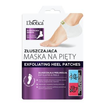 L'Biotica Maska złuszczajaca na pięty, 1 para