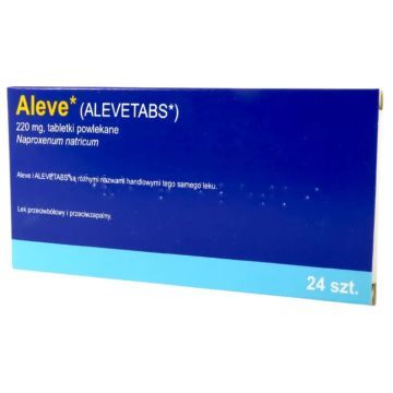 Aleve, 220 mg,tabl.powl.,(i.row),MDZ/PhP,Francja, 24 szt