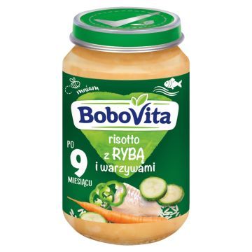 BoboVita, risotto z rybą i warzywami, 190 g