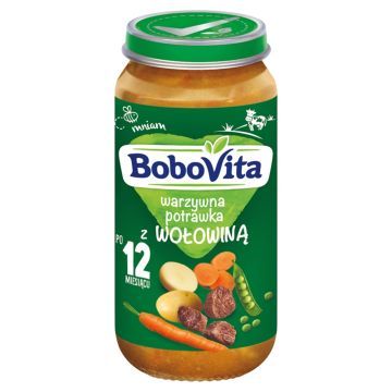 BoboVita, warzywna potrawka z wolowina, 1-3 lata, 250 g