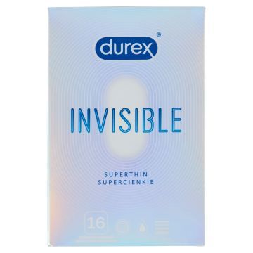 Durex Invisible, prezer, dla wiekszej bliskosci, 16 szt