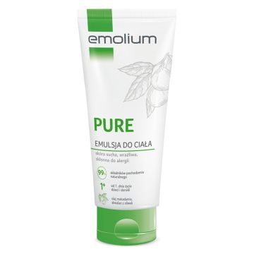 Emolium Pure, emuls., do ciala,skora sucha, wrazliwa, 200 ml