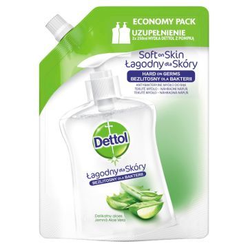 Dettol, antybakteryjne mydło w płynie nawilżające, 500 ml uzupełnienie