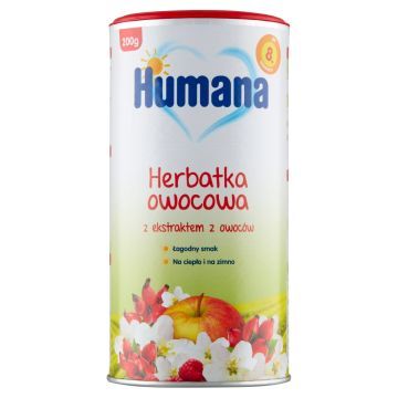 Humana Herbatka owocowa, granulowana, dla dzieci 8m+, 200 g