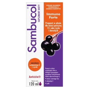 Sambucol Immuno Forte, płyn, 120 ml