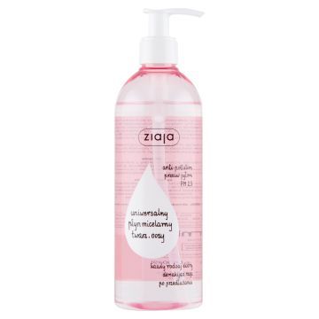 Ziaja Anti-Pollution, plyn, micel.,uniw.,k.rodz.sk.,390 ml