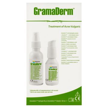 GramaDerm Combo-Pack, zestaw, plyn+zel,100 ml + 60 g