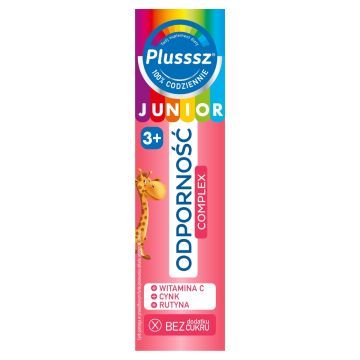 Plusssz Junior Odporność Complex, tabletki musujące, 20 szt.
