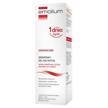 Emolium Dermocare, kremowy żel do mycia, 200 ml