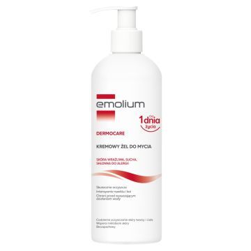 Emolium Dermocare, Kremowy żel do mycia, 400 ml