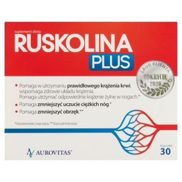 Ruskolina Plus, kaps.,(Aurovitas), 30 szt