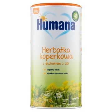 Humana Herbatka koperkowa, po 4 m-cu, 200 g