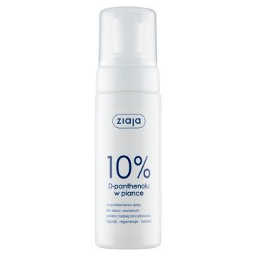 Ziaja 10% D-panthenolu,pianka, na podraznienia skory, 150 ml