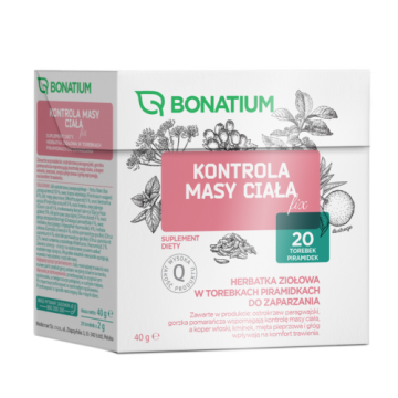 Bonatium Kontrola masy ciała fix, herbatka ziołowa 20 sztuk