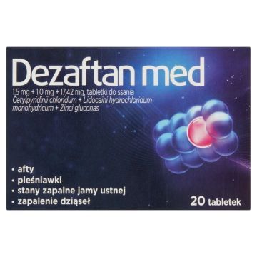 Dezaftan med, tabletki do ssania, 20 szt.