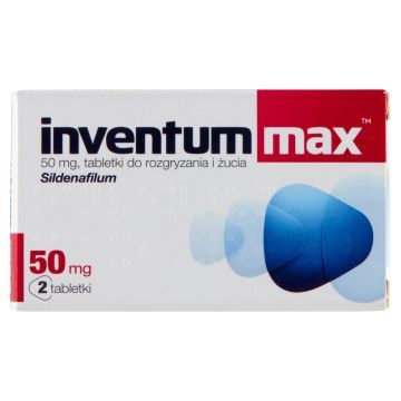 Inventum Max, 50 mg, tabletki do rozgryzania i żucia, 2 szt.