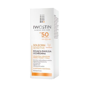 Iwostin Solecrin Sensitive, emuls., ochronna, SPF50, 100 ml