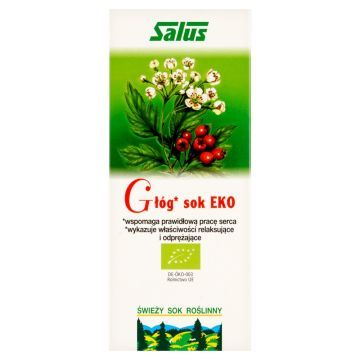 Głóg sok EKO, płyn, 200 ml