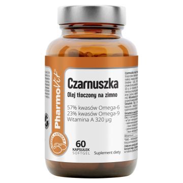 Pharmovit Czarnuszka olej tloczony na zimno,kaps.miekk,60szt