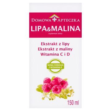 Lipa&Malina, wit.C i D, płyn, 150 ml