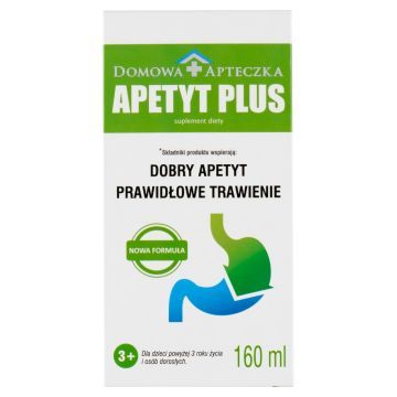 Apetyt Plus, Dobry apetyt, prawidłowe trawienie, płyn, 160 ml