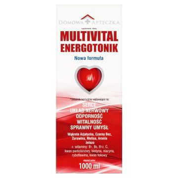 Multivital Energotonik, płyn, 1000 ml