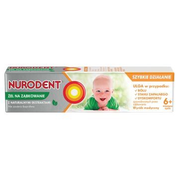 Nurodent, żel na ząbkowanie, 15 ml