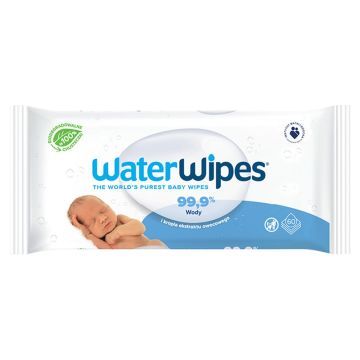 WaterWipes™ BIO chusteczki nawilżane dla noworodków i niemowląt 60 sztuk