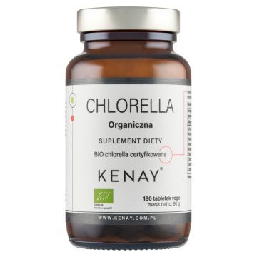 Chlorella Organiczna, tabl., 180 szt