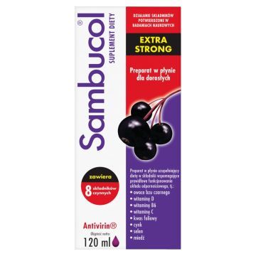 Sambucol Extra Strong, płyn, 120 ml
