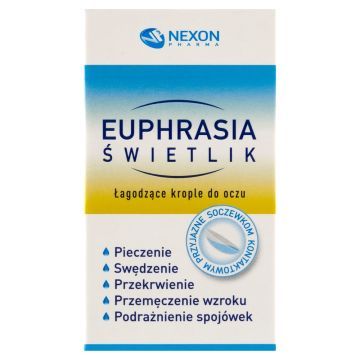 Euphrasia Świetlik, krople do oczu, łagodzące, 10ml