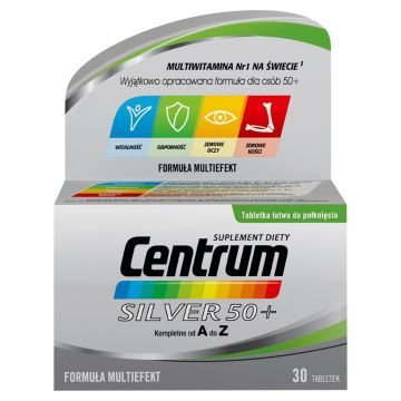 Centrum Silver 50+, tabl., (GSK), 30 szt