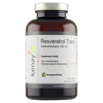 Resveratrol Trans 100 mg, kaps.,300 szt