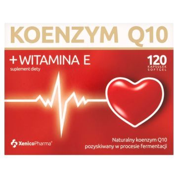 Koenzym Q10+witamina E, kapsułki, 120 szt.