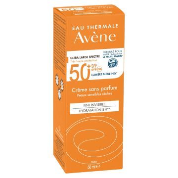 Avene Eau Thermale, krem, b.wys.ochr.,s.such,b/zap,F50+,50ml