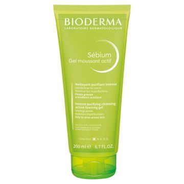 Bioderma Sebium Mouss, zel, oczyszcz.sk.tlusta,tradzik,200ml