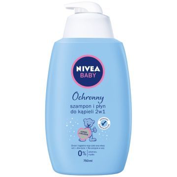 Nivea Baby, szamp.i plyn,do kapieli, 2w1, 750 ml